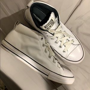 Leather Converse